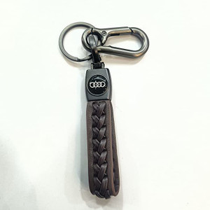 Audi leather keychain deals
