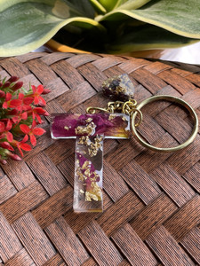 Preserved rose keychain clearance