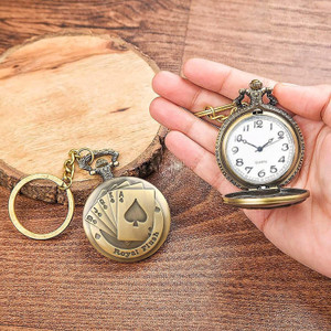 Lenity Vintage Design Antique Color Betel leaf Theme Pocket Small Watch Keychain Key Chain Price in India Buy Lenity Vintage Design Antique Color Betel leaf Theme Pocket Small Watch Keychain Key