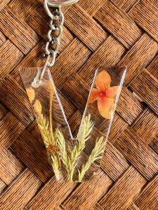 crafcan Resin Letter N Keychain with real flowers Key Chain Price in India  - Buy crafcan Resin Letter N Keychain with real flowers Key Chain online at