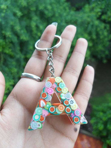 Quilling alphabet keychains top