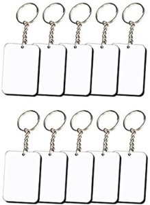 Plastic Rectangular Sublimation Key Chain, For Gift Purpose at Rs 80/piece  in Kolkata
