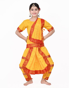 INFLOW BHARATNATYAM Kids Costume Wear Price in India Buy INFLOW BHARATNATYAM Kids Costume Wear online at Flipkart