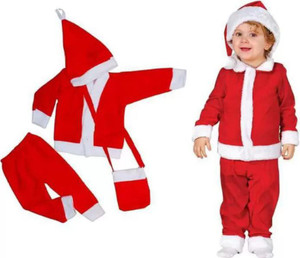 SV Traders Santa Claus Dress Kids Costume Wear Price in India