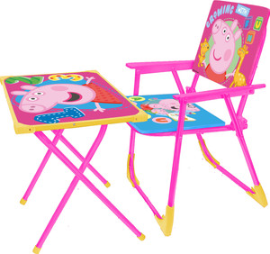 Peppa pig folding deals table and chairs