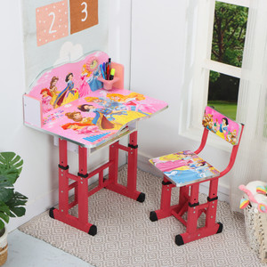 MY LITTLE TOWN Kids study Table Chair with Adjustable Height Pink Engineered Wood Study Table Price in India Buy MY LITTLE TOWN Kids study Table