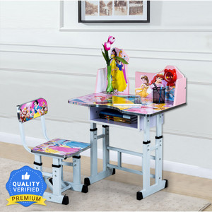 RoyalOak BARBIE PINK Engineered Wood Study Table Price in India