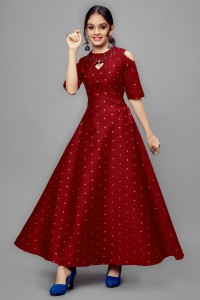 Fashion Dream Indi Girls Maxi/Full Length Party Dress