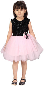 Pari Mahal Baby Girls Midi Knee Length Party Dress Price in India Buy Pari Mahal Baby Girls Midi Knee Length Party Dress online at Flipkart