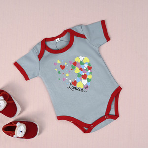 Hijo Kids Wear Romper For Baby Girls Casual Printed Cotton Blend