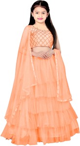 Bansiwale Girls Lehenga Choli Party Wear Checkered Lehenga, Choli and  Dupatta Set Price in India - Buy Bansiwale Girls Lehenga Choli Party Wear  Checkered Lehenga, Choli and Dupatta Set online at