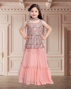 KRIMAA Girls Lehenga Choli Ethnic Wear Embroidered Lehenga Choli and Dupatta Set Price in India Buy KRIMAA Girls Lehenga Choli Ethnic Wear Embroidered Lehenga Choli and Dupatta Set online at Flipkart....