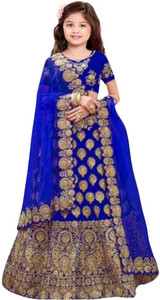 Clothes Shop Girls Lehenga Choli Party Wear Embroidered Lehenga Choli and Dupatta Set Price in India Buy Clothes Shop Girls Lehenga Choli Party Wear Embroidered Lehenga Choli and Dupatta Set online