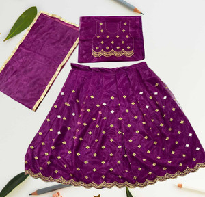 Women Wed Girls Lehenga Choli Ethnic Wear Solid Lehenga Choli and Dupatta Set Price in India Buy Women Wed Girls Lehenga Choli Ethnic Wear Solid Lehenga Choli and Dupatta Set online