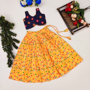 Paithani kids Lehenga | New Born Pattu dress | New Born Girl dress | N –  Nihira
