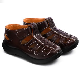 Leather sandals for cheap boys