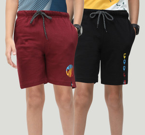 COLOR GAP Short For Boys Casual Solid Cotton Blend Price in India