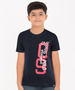 Flipkart PROVOGUE Boys Typography Pure Cotton T Shirt