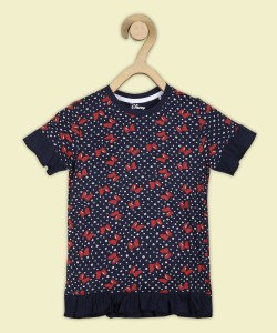 DISNEY BY MISS & CHIEF Girls Casual Pure Cotton Top