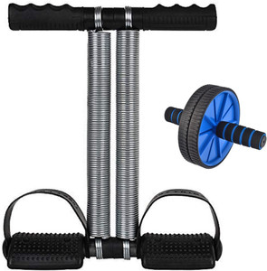 GJSHOP Combo Tummy Trimmer Ab Wheel Home Gym Exerciser Pack of 2 Fitness Accessory Kit Kit Buy GJSHOP Combo Tummy Trimmer Ab Wheel Home Gym
