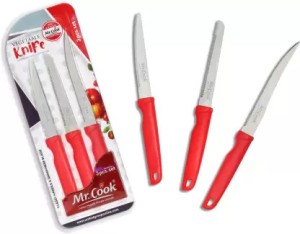 Mr.Cook 3 Pc Stainless Steel Knife Set Price in India - Buy Mr.Cook 3 Pc  Stainless Steel Knife Set online at