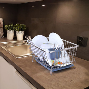 LIMETRO STEEL Dish Drainer Kitchen Rack Steel utensils basket drainer vessel drainer basket 2 Spoon Holder Price in India Buy LIMETRO STEEL Dish Drainer Kitchen Rack Steel utensils