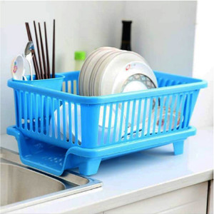 Flipkart SmartBuy Dish Drainer Kitchen Rack Plastic 3 in 1 Large