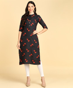 DSK STUDIO Women Printed Straight Kurta Buy DSK STUDIO Women