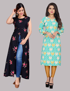 Side cut kurti clearance flipkart