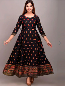 Palki Fashions Women Printed Anarkali Kurta Buy Palki Fashions