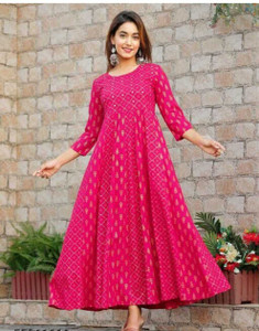 CHAROOLI ENTERPRISES Women Printed Anarkali Kurta Buy CHAROOLI ENTERPRISES Women Printed Anarkali Kurta Online at Best Prices in India Flipkart