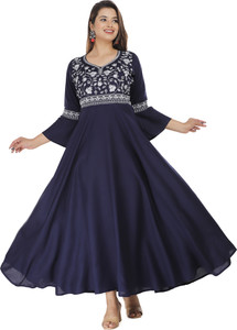 ASTILBEE Women Embroidered Anarkali Kurta Buy ASTILBEE Women