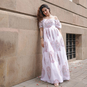 METRO FASHION Women Block Print Ethnic Dress Kurta Buy METRO
