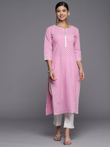 LIBAS Women Printed Straight Kurta