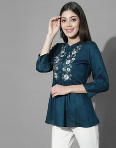Skylee Women Embellished Embroidered Cape Top Kurta Buy Skylee Women Embellished Embroidered Cape Top Kurta Online at Best Prices in India Flipkart
