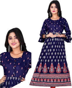 AK Readymade Women Self Design Ethnic Dress Kurta Buy AK