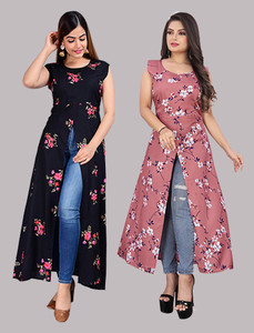 Side cut kurta design for sale girl