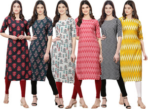 1 Stop Fashion Women Printed Straight Kurta Buy 1 Stop Fashion