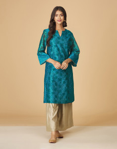Fabindia Women Printed Straight Kurta Buy Fabindia Women Printed Straight Kurta Online at Best Prices in India Flipkart