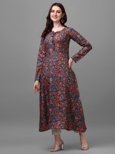 lolokoko Fashion Women Floral Print Kalamkari A line Kurta Buy lolokoko Fashion Women Floral Print Kalamkari A line Kurta Online at Best Prices in India Flipkart