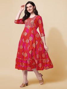 MIRCHI FASHION Women Embellished Anarkali Kurta Buy MIRCHI