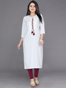 White top kurta flipkart