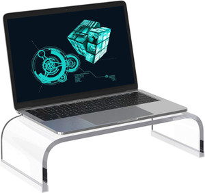 Acrylic laptop on sale table