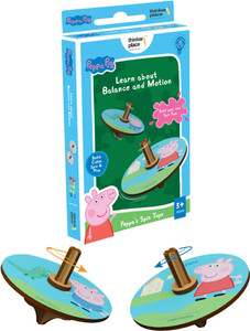 ThinkerPlace Peppa Pig Spinning Tops (Peppa & George)