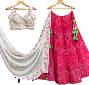 IYALAFAB Self Design Semi Stitched Lehenga Choli Buy IYALAFAB