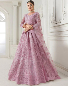 Zinariya Fab Embroidered Semi Stitched Lehenga Choli Buy