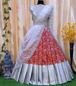 Lehenga saree top with self flipkart