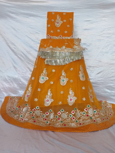 Yamuna Fashion Embroidered Semi Stitched Rajasthani Poshak Buy