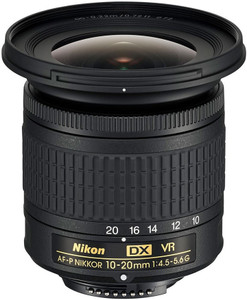 Nikon AF-P DX Nikkor 10-20mm f/4.5-5.6G VR F/4.5-29 Fixed Zoom 