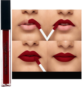 Deep maroon outlet lipstick